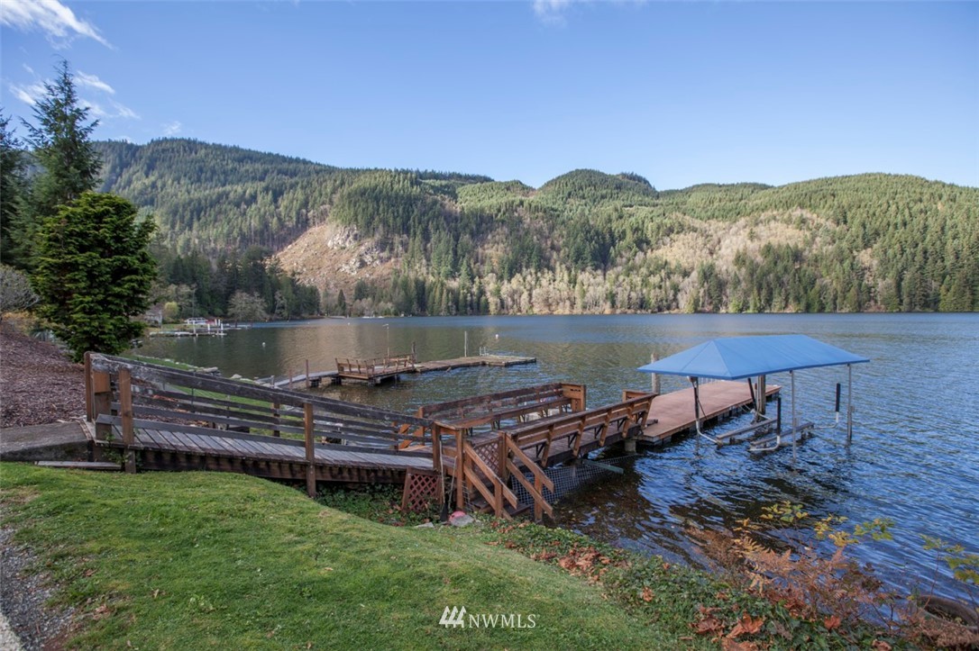 1333 Roy Road Bellingham, WA 98229 - Photo 8 of 37 an aerial view of a house with mountain view