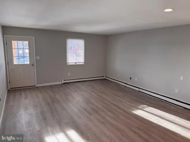 wooden floor in an empty room