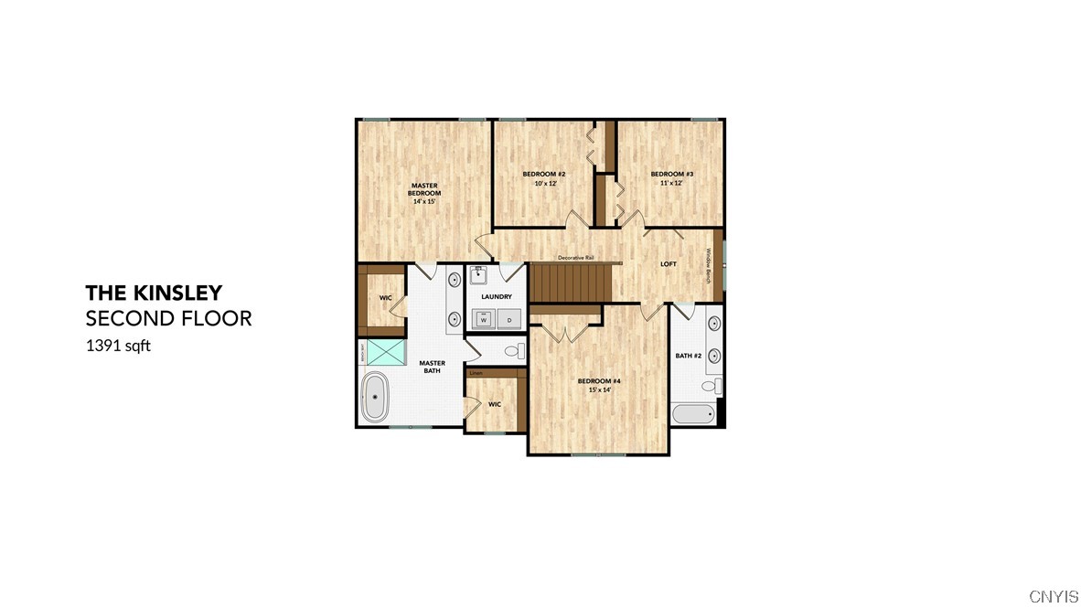 8901 Tulip Tree Path Lysander, NY 13027 - Photo 50 of 50 Floorplan - Second Floor