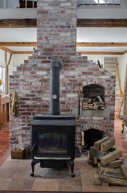321 Murphy's Corner Road Woolwich, ME 04579 - Photo 5 of 35 Sit by the warmth of a fire in the...