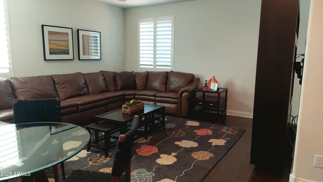a view of entryway livingroom and hall