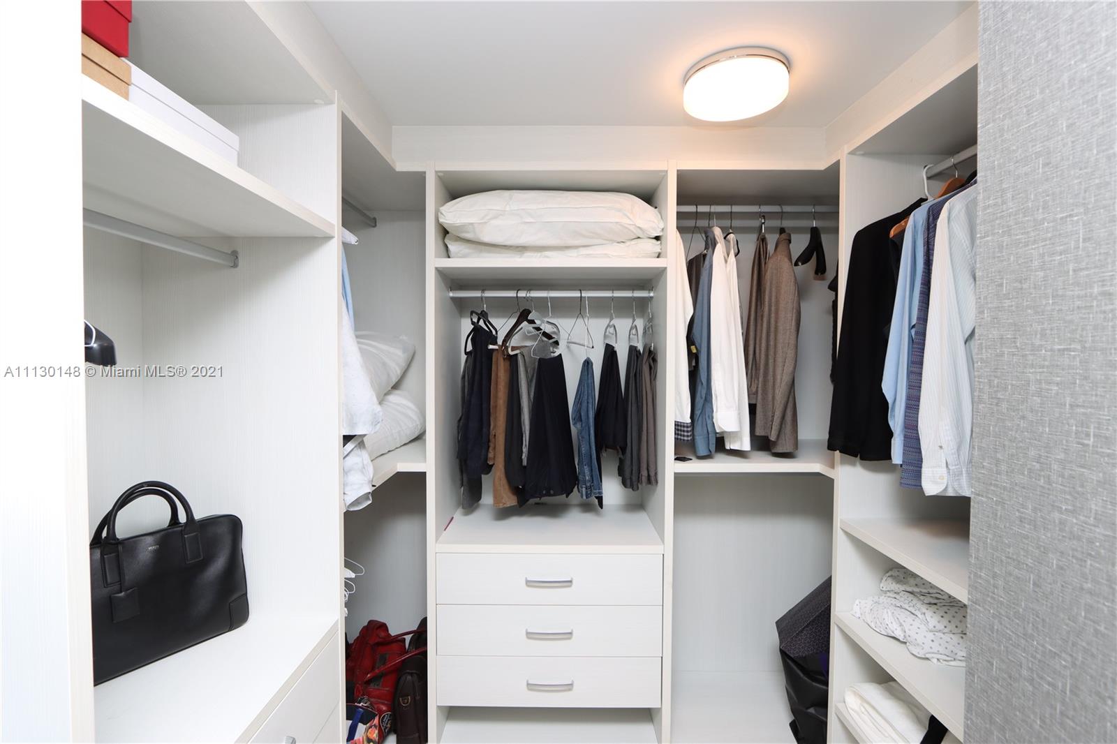 Edgewater Miami, FL 33132 - Photo 13 of 13 a view of a walk in closet