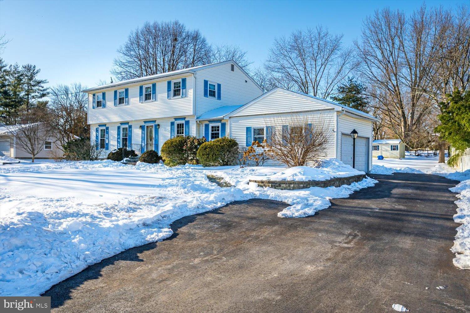 221 Hickory Corner Road East Windsor, NJ 08520 - Photo 29 of 29 Charming home nestled in a winter wonderland.