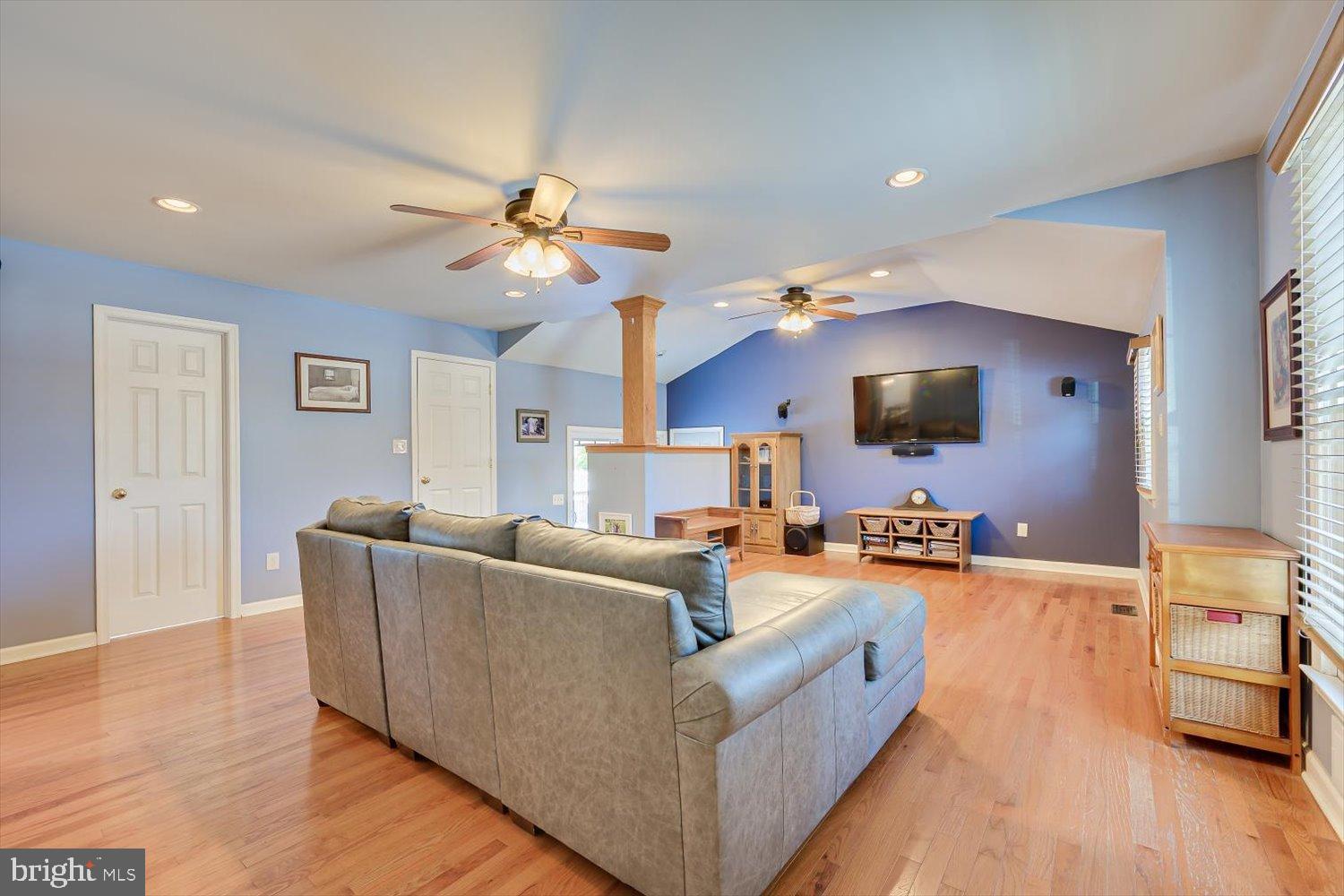 221 Hickory Corner Road East Windsor, NJ 08520 - Photo 7 of 29 Spacious living area with serene blue tones.