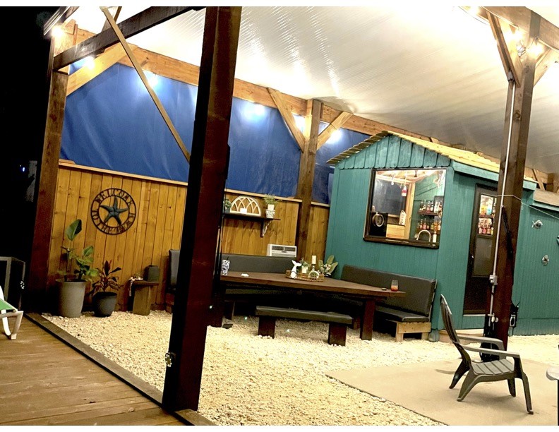 1256 Resort Road Crystal Beach, TX 77650 - Photo 2 of 21 Custom Cajun Cookhouse with riser window. Grill and deep fryer included.