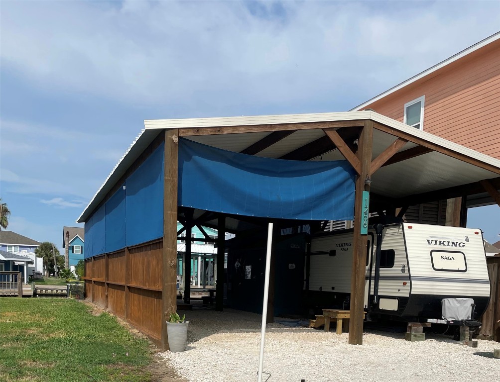 1256 Resort Road Crystal Beach, TX 77650 - Photo 4 of 21 Plentyof room for second RV or build a custom cabana.