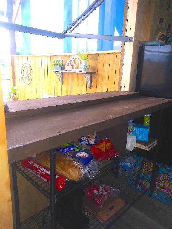 1256 Resort Road Crystal Beach, TX 77650 - Photo 9 of 21 Food prep area with riser window