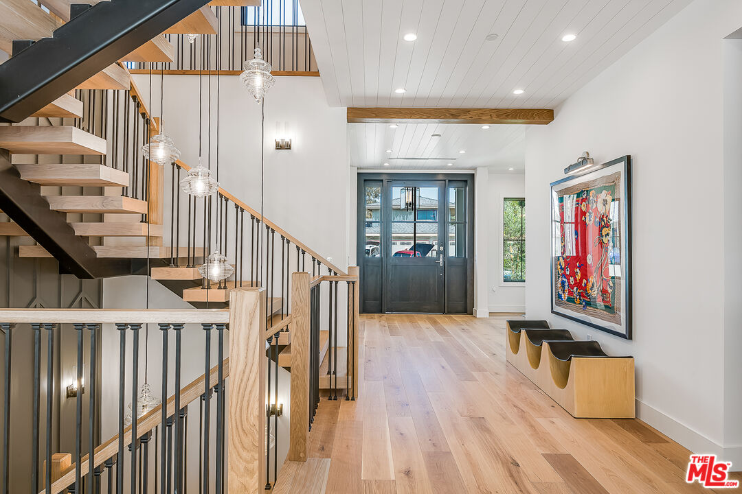 6310 Mirror Drive Los Angeles, CA 90068 - Photo 4 of 49 a view of entryway and hall with wooden floor