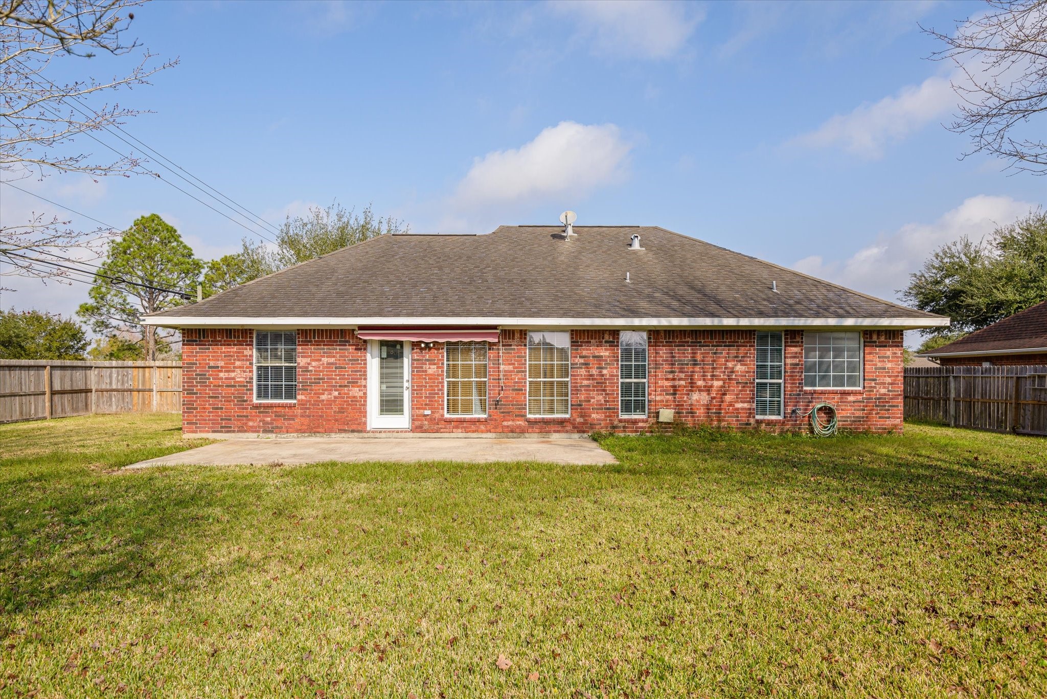 13331 Kaylee Lane Santa Fe, TX 77510 - Photo 23 of 28 Back patio off of the living room.