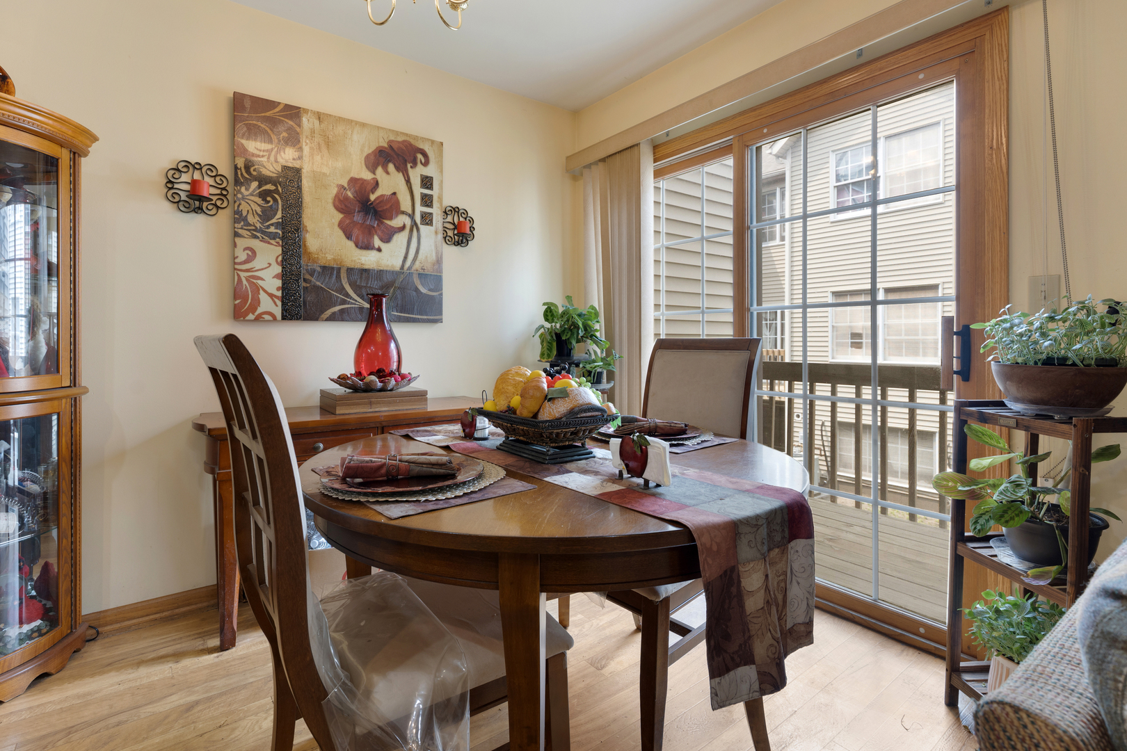 504 South Peace Road Sycamore, IL 60178 - Photo 8 of 20 a view of a dining room with furniture window and wooden floor