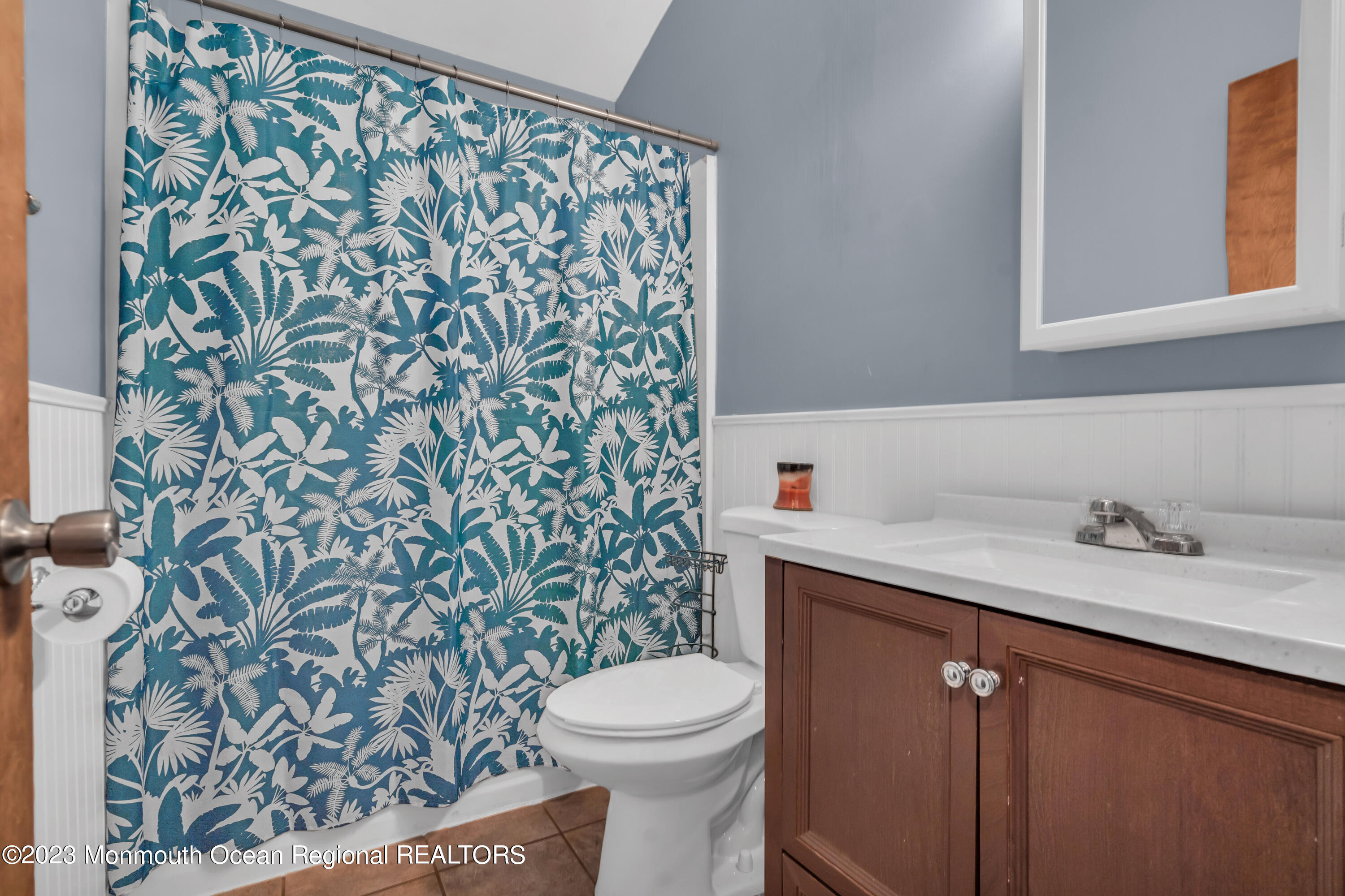 20 Woodlark Road Toms River, NJ 08755 - Photo 14 of 32 a bathroom with a granite countertop sink and a toilet