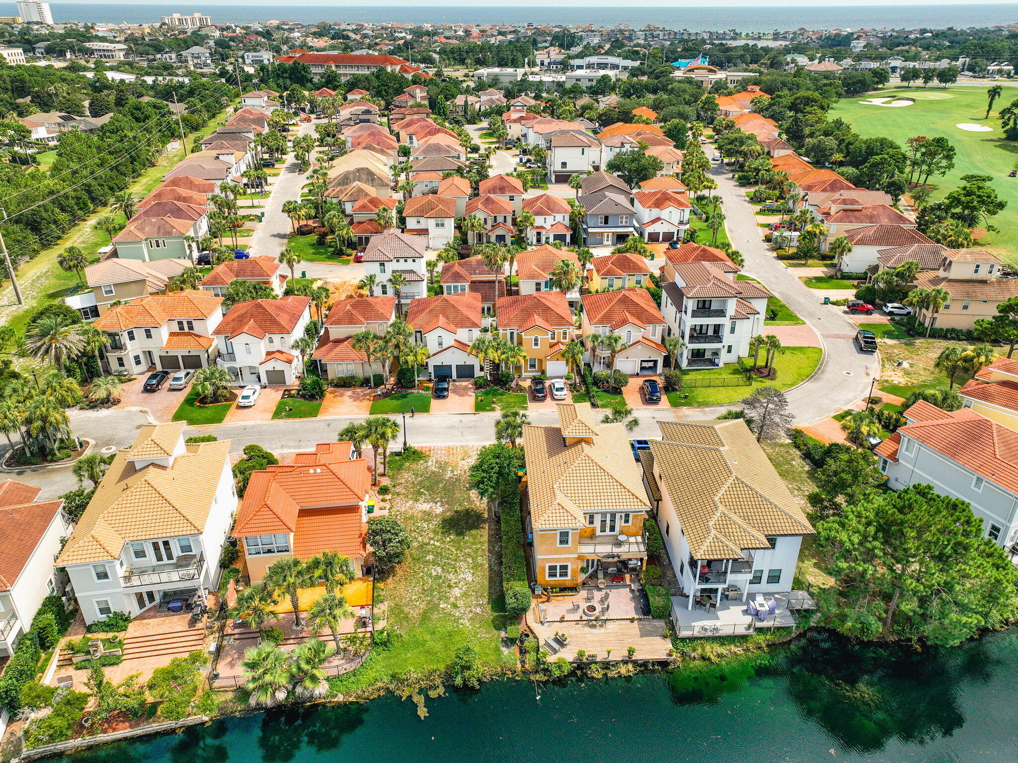 270 Calusa Boulevard Destin, FL 32541 - Photo 22 of 27 an aerial view of residential houses with outdoor space