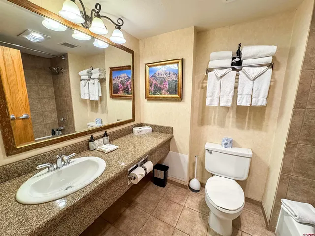 a bathroom with a toilet and a bathtub