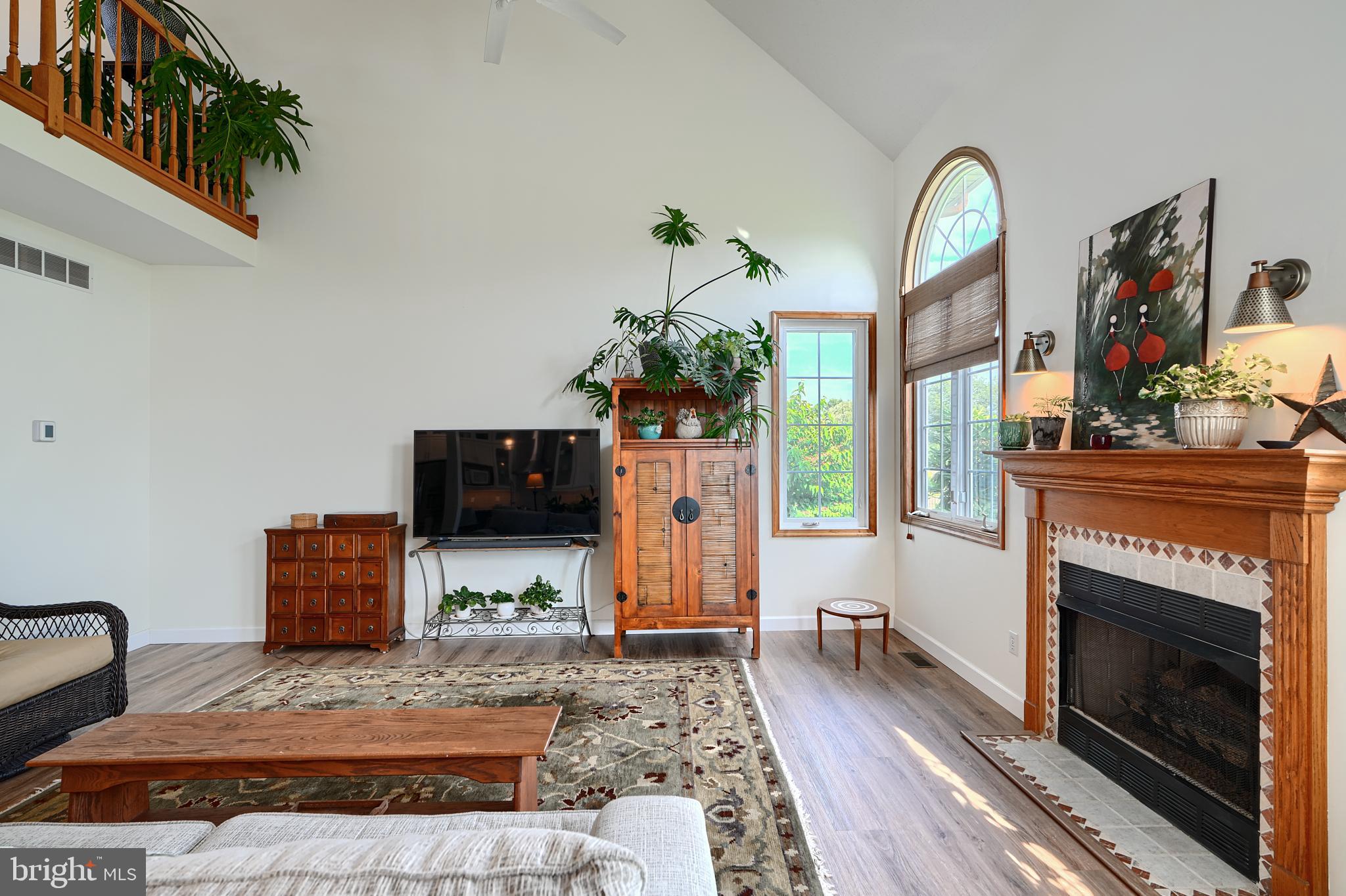 522 Little New York Road Rising Sun, MD 21911 - Photo 26 of 72 a living room with furniture and a fireplace