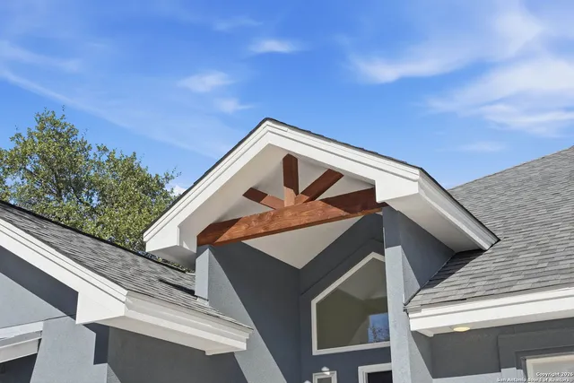 a view of a building stairs