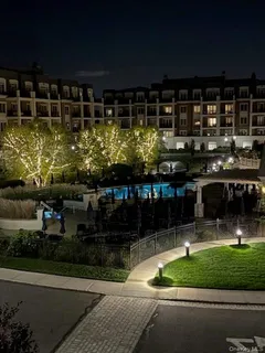 a front view of a swimming pool