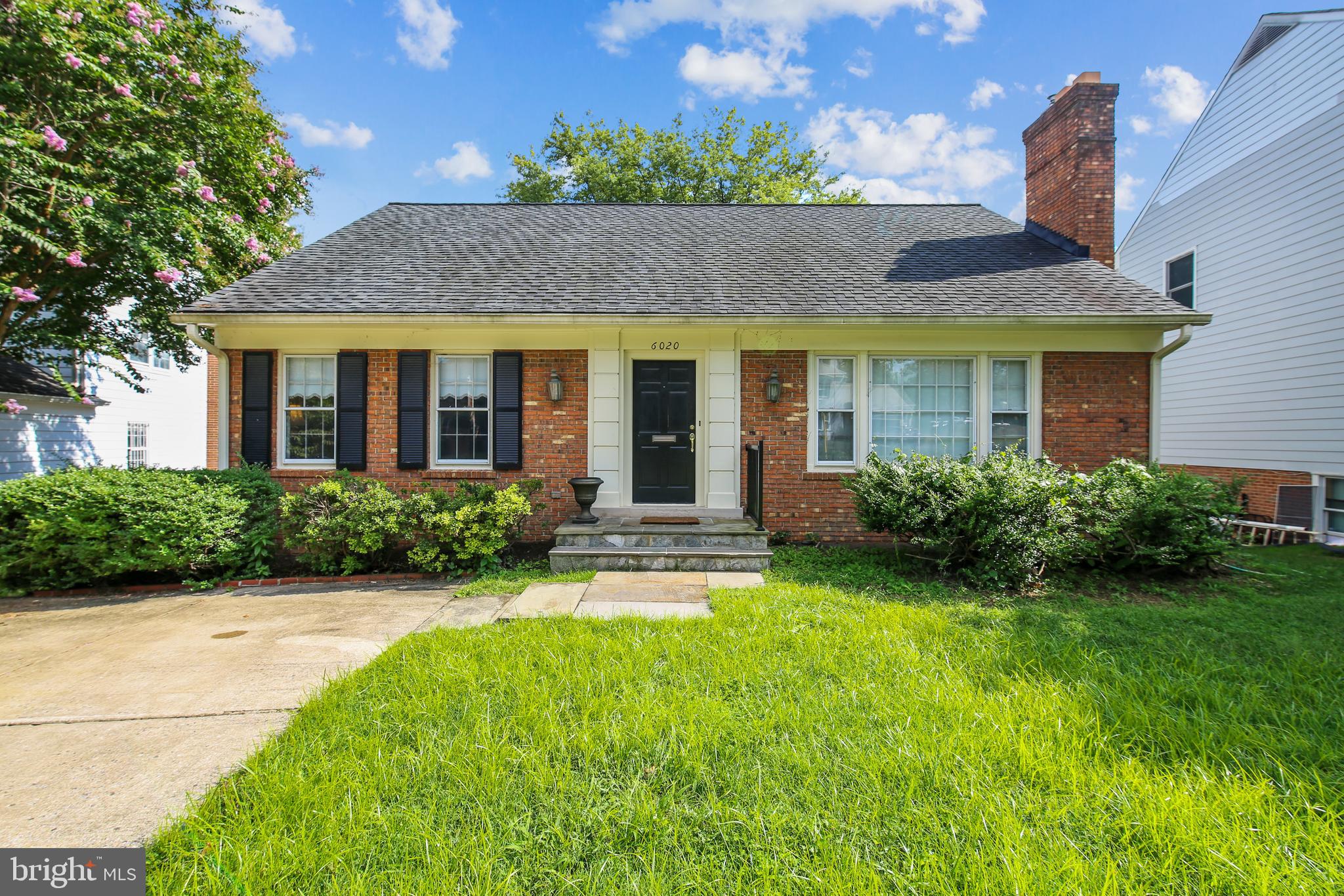 6020 Overlea Road Bethesda, MD 20816 - Photo 1 of 32 Front Exterior w/2 Drive Way