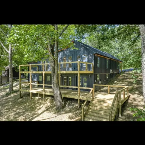 a view of a house with a ocean view
