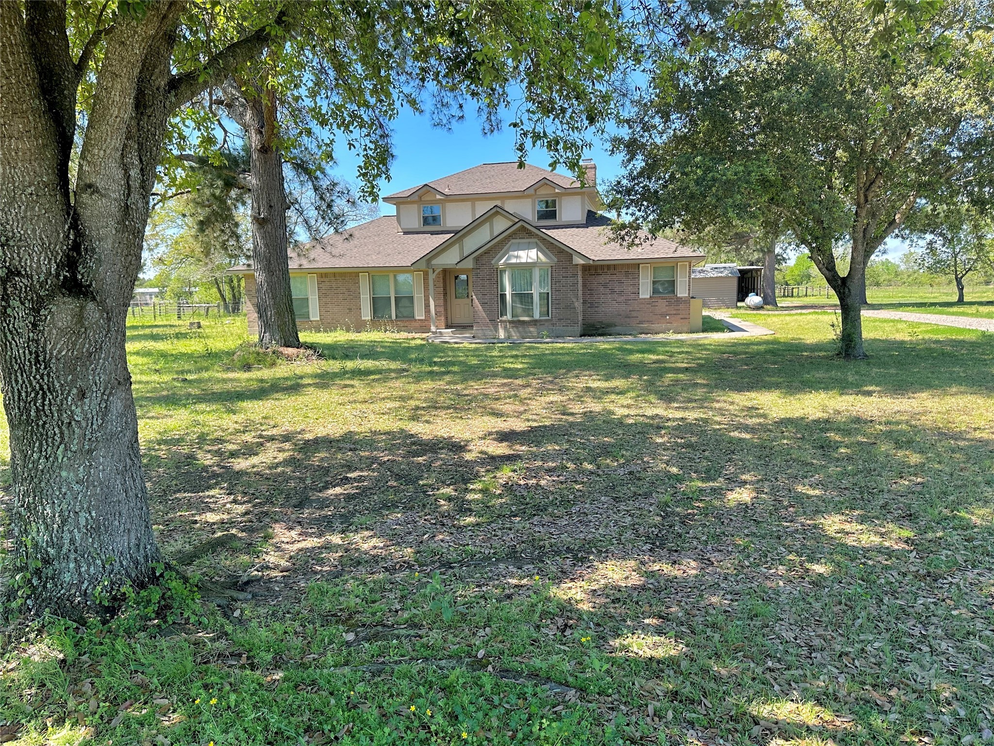 19303 Becker Road Hockley, TX 77447 - Photo 3 of 17 a front view of a house with a yard
