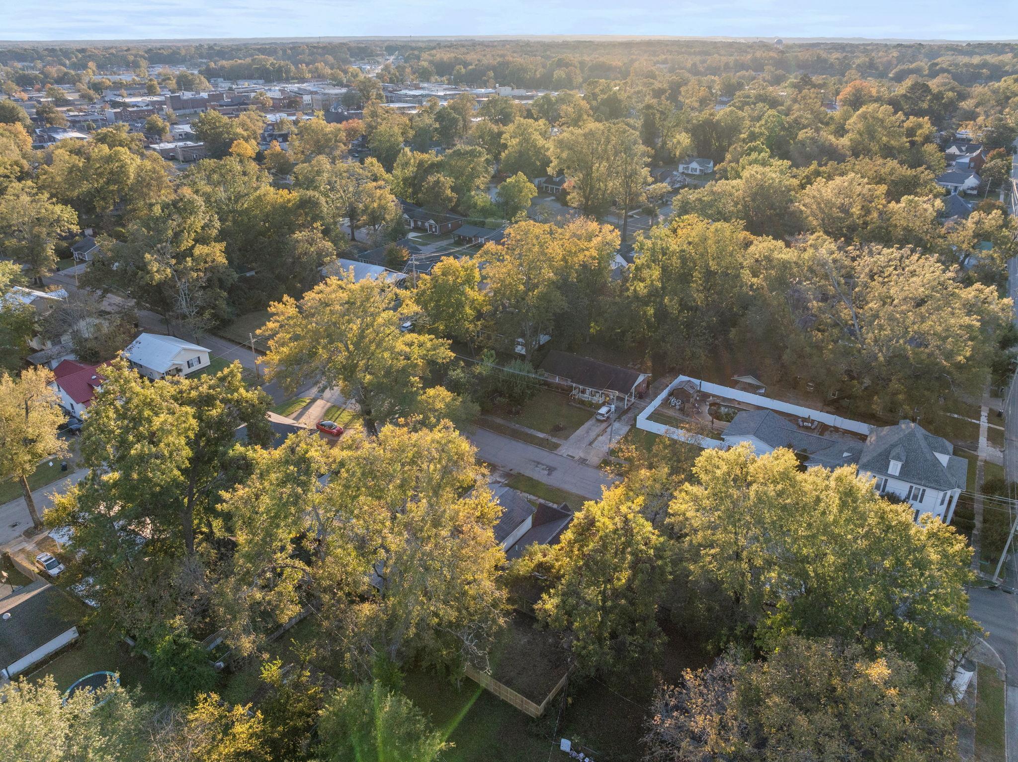 1008 North Madison Street Corinth, MS 38834 - Photo 25 of 33 an aerial view of a house with a yard