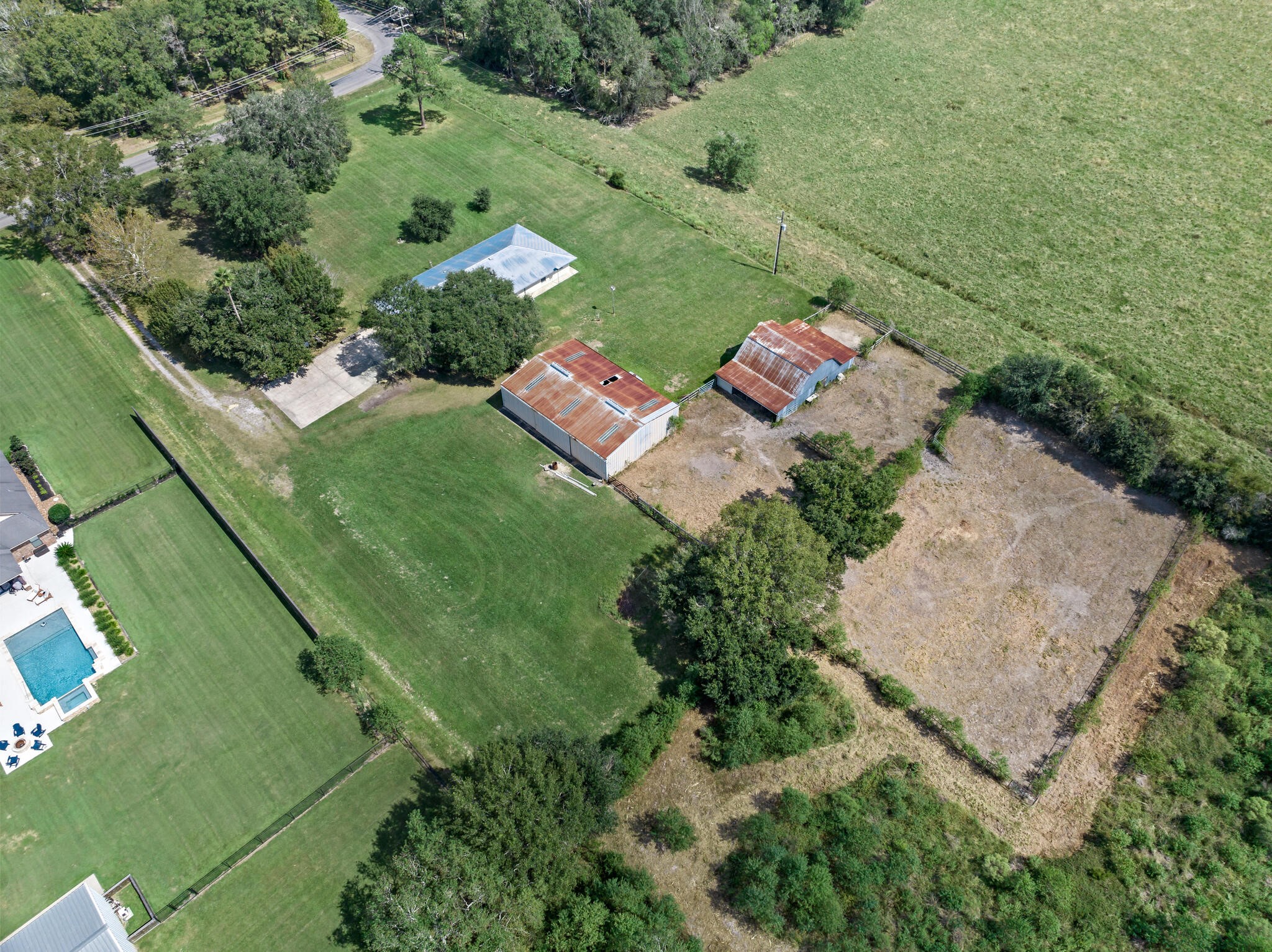 3030 Moore Road Beaumont, TX 77713 - Photo 24 of 38 an aerial view of a house with a garden