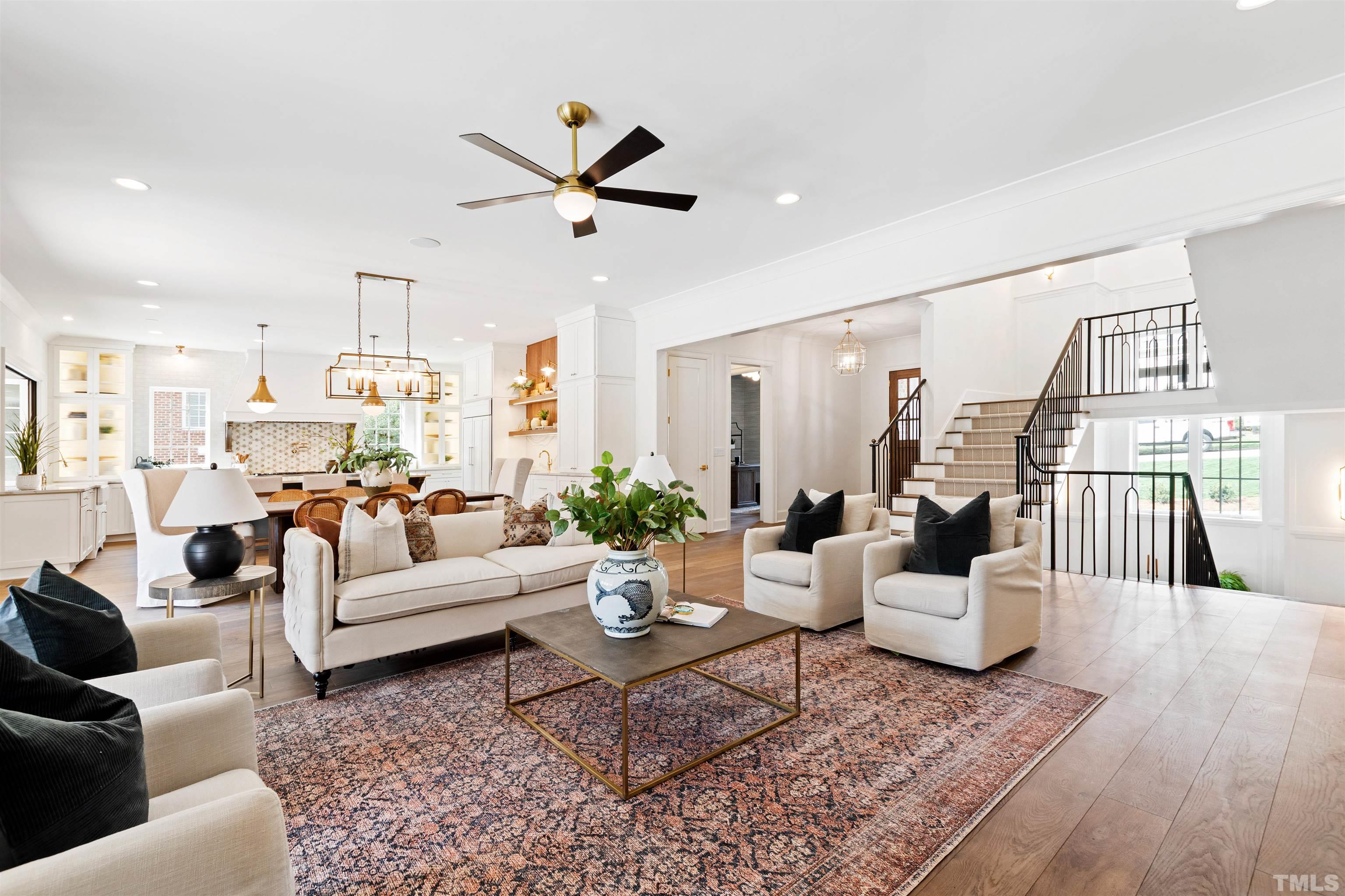 1716 Nottingham Road Raleigh, NC 27607 - Photo 11 of 78 a living room with furniture and a large window