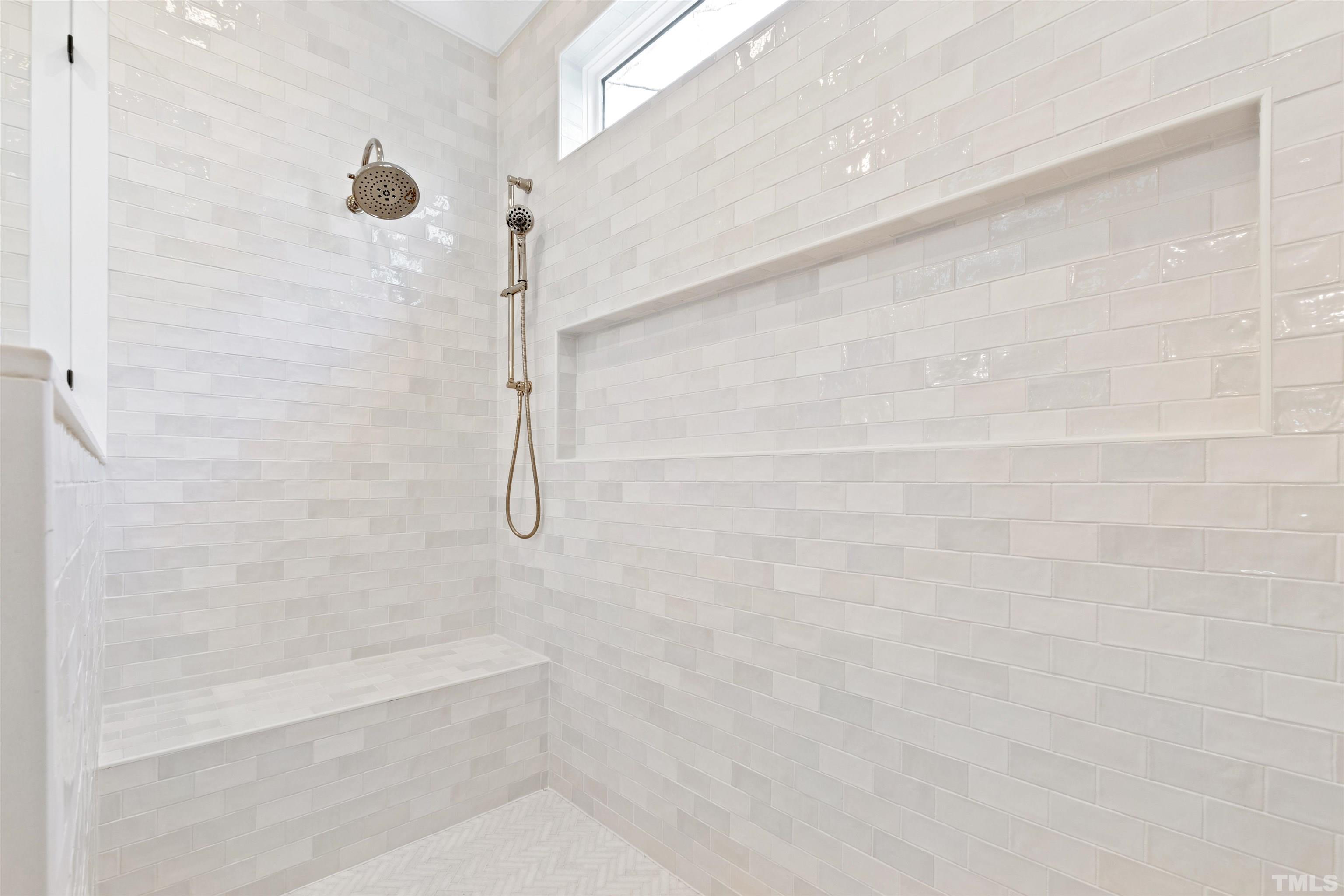 1716 Nottingham Road Raleigh, NC 27607 - Photo 38 of 78 a bathroom with a shower