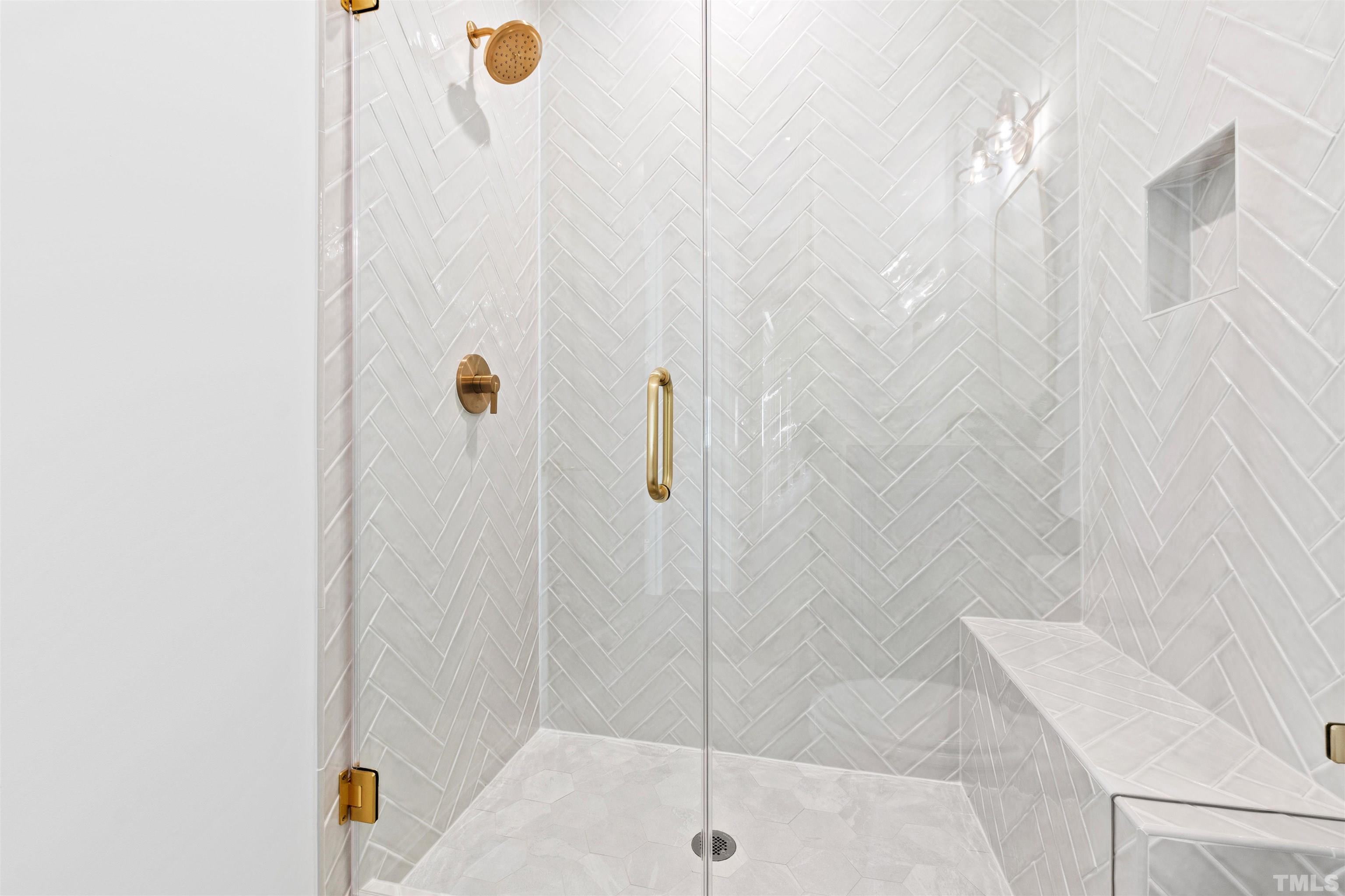 1716 Nottingham Road Raleigh, NC 27607 - Photo 53 of 78 a bathroom with a shower