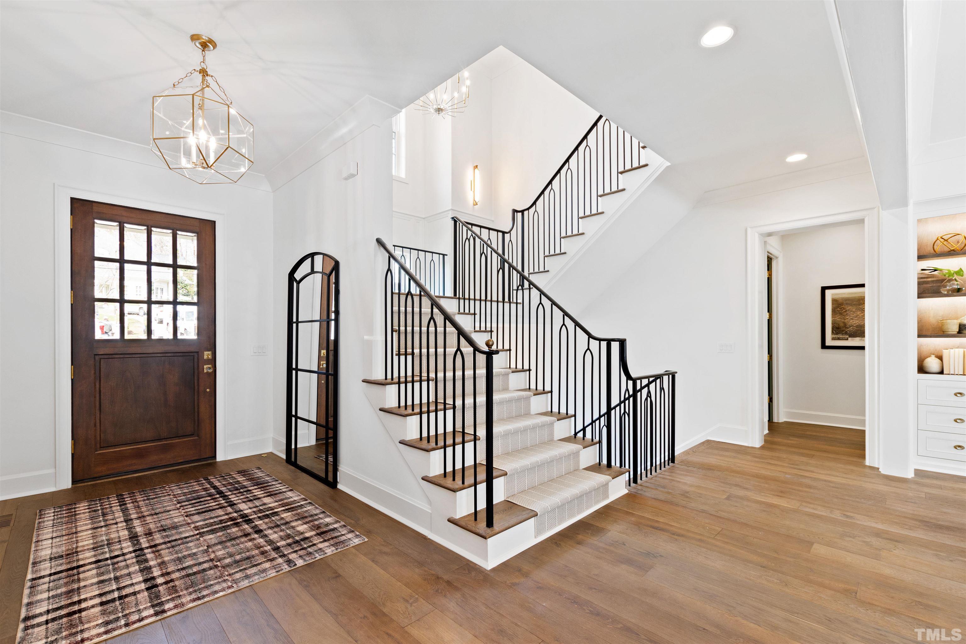 1716 Nottingham Road Raleigh, NC 27607 - Photo 9 of 78 a view of entryway and hall with a window