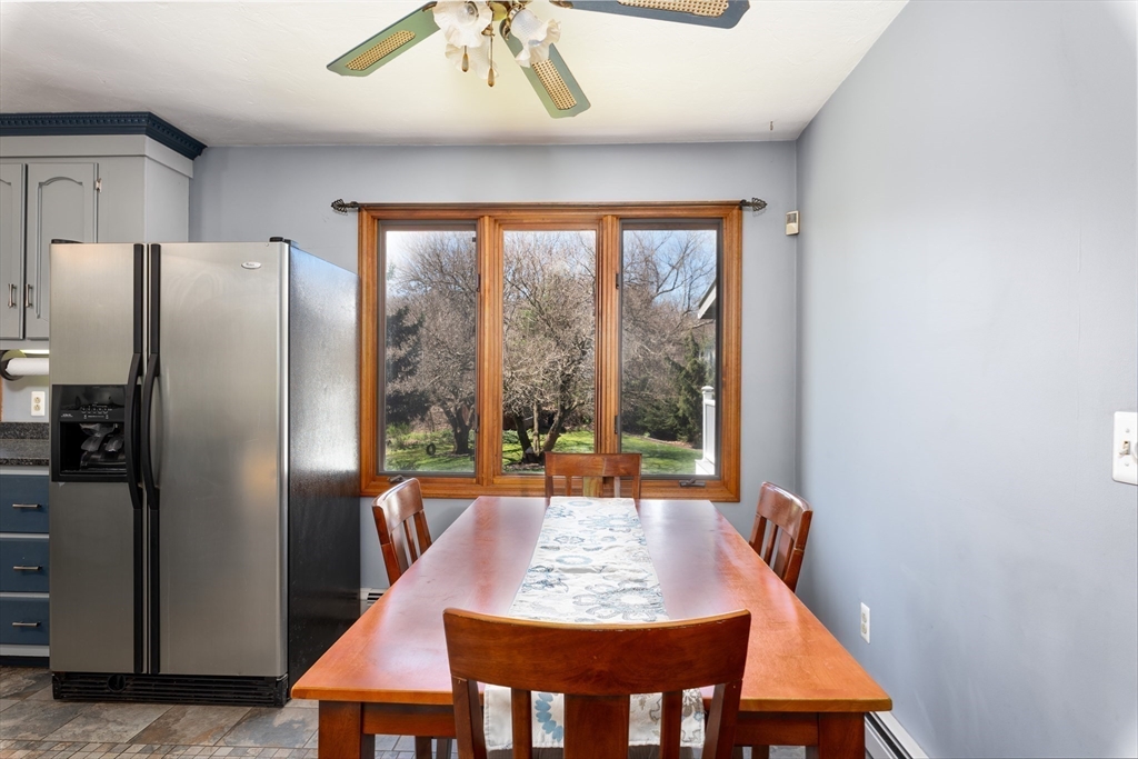 27 Dudley Road Sutton, MA 01590 - Photo 14 of 42 a view of a dining room with furniture window and outside view