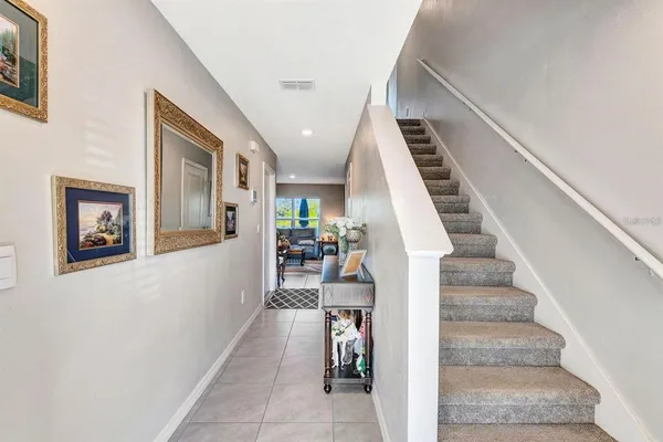 a view of entryway and hall