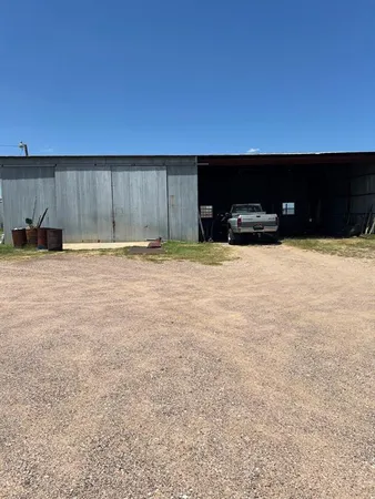a backyard of a house