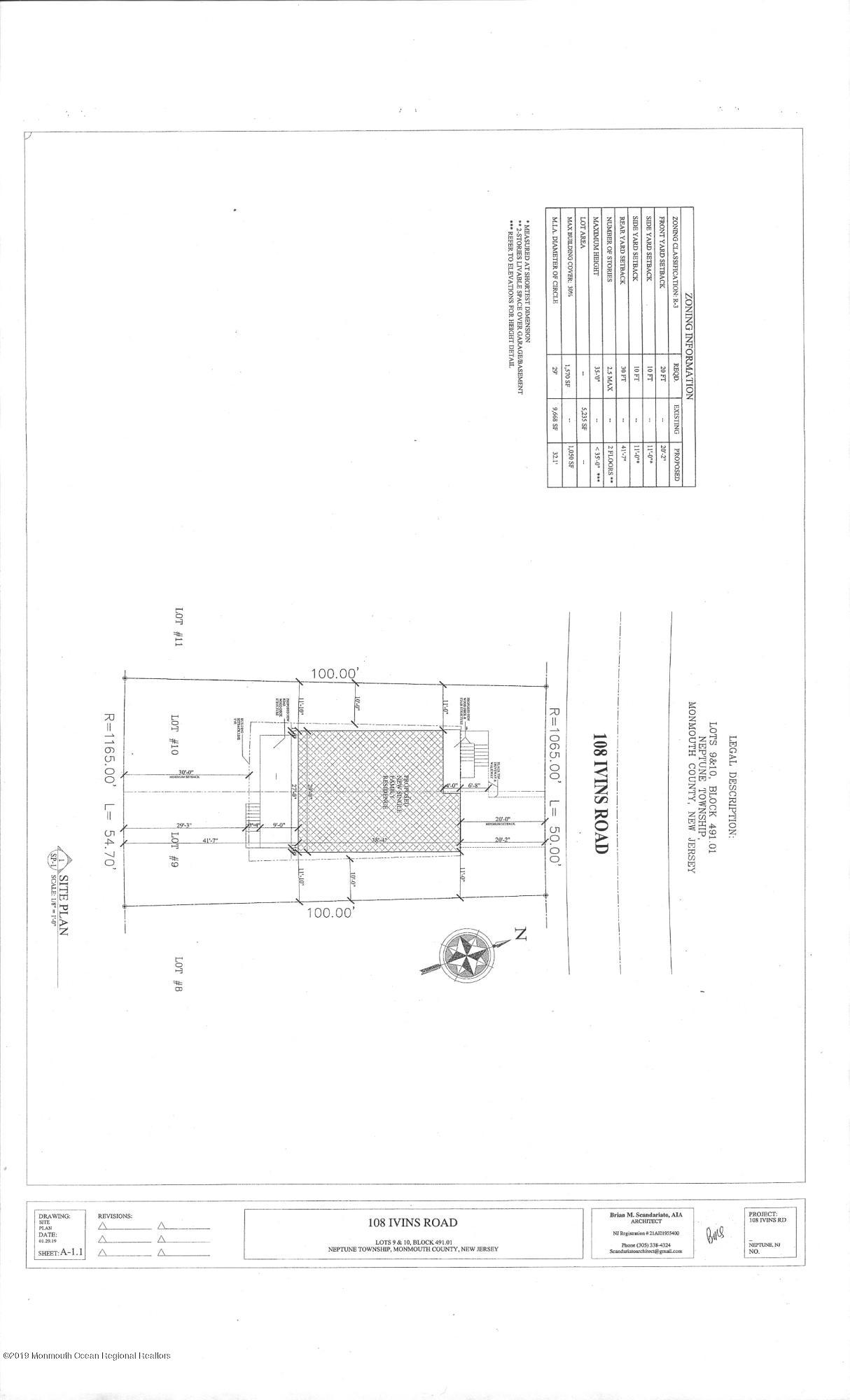 108 Ivins Road Neptune Township, NJ 07753 - Photo 8 of 16 108IvinsMap