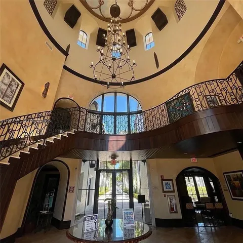 a front view of a house with a front door