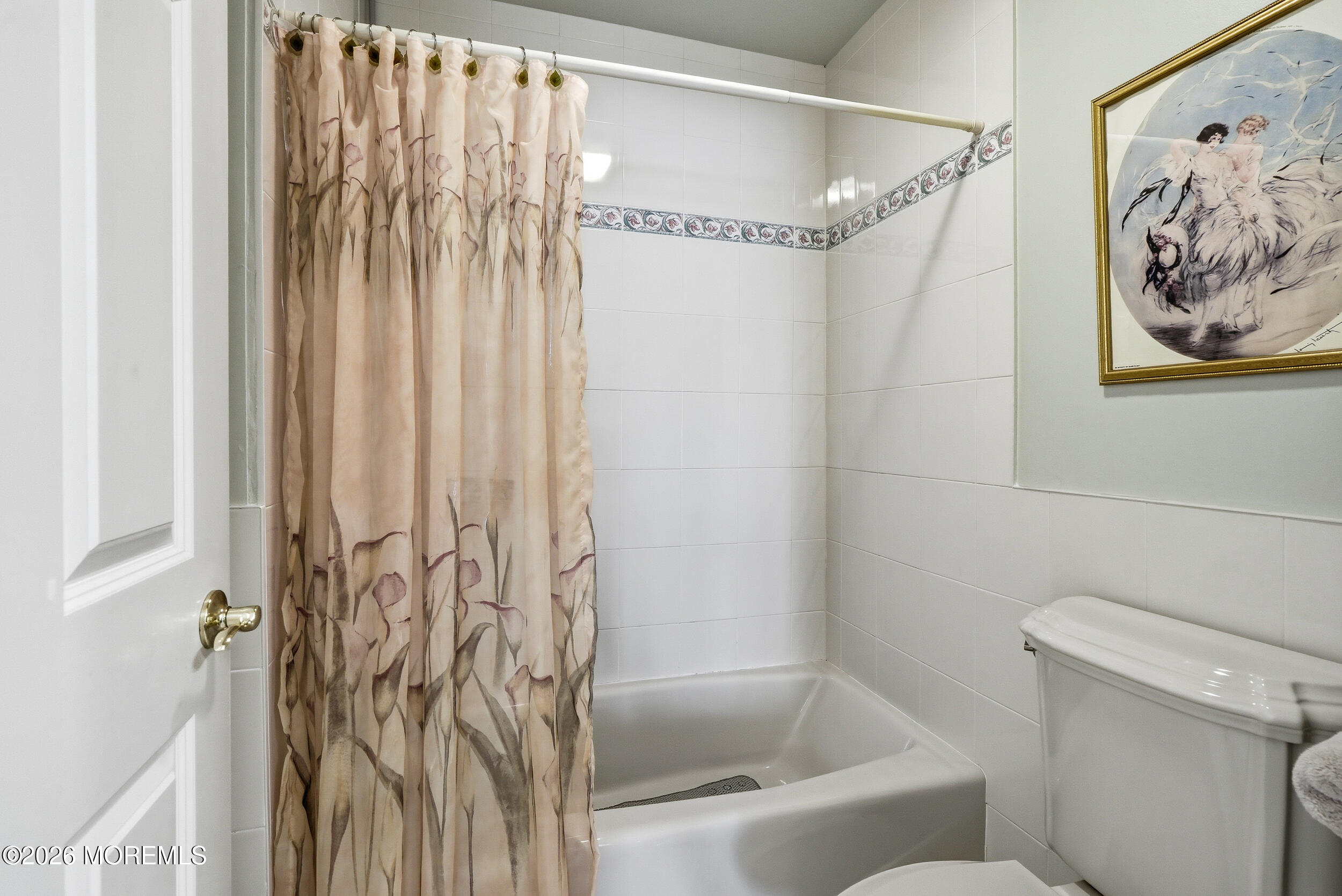 478 Rickey Lane Long Branch, NJ 07740 - Photo 46 of 64 a bathroom with a shower curtain and a toilet