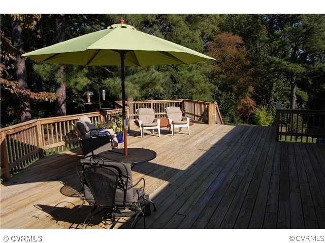 7556 Prairie Road Richmond, VA 23225 - Photo 8 of 12 Patio/Deck - Oversized deck with panoramic view of