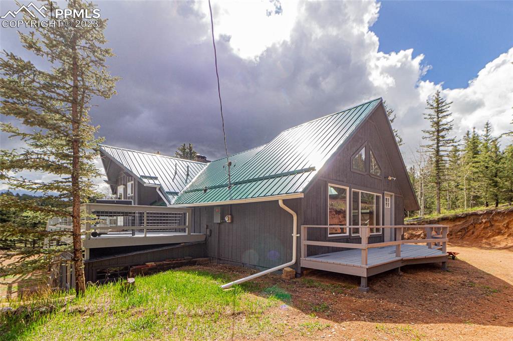 1699 Spring Valley Drive Divide, CO 80814 - Photo 5 of 43 a house view with a garden space