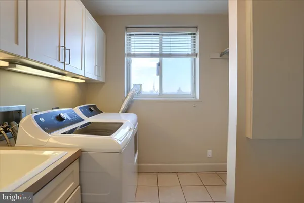 a room with storage and utility