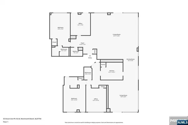 $3,999,999 | 55 Ocean Avenue, Unit PH A & B, Monmouth Beach, NJ 07750