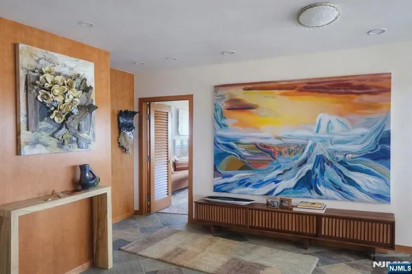 a view of a living room