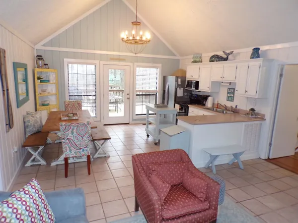 a house with trees in front of it