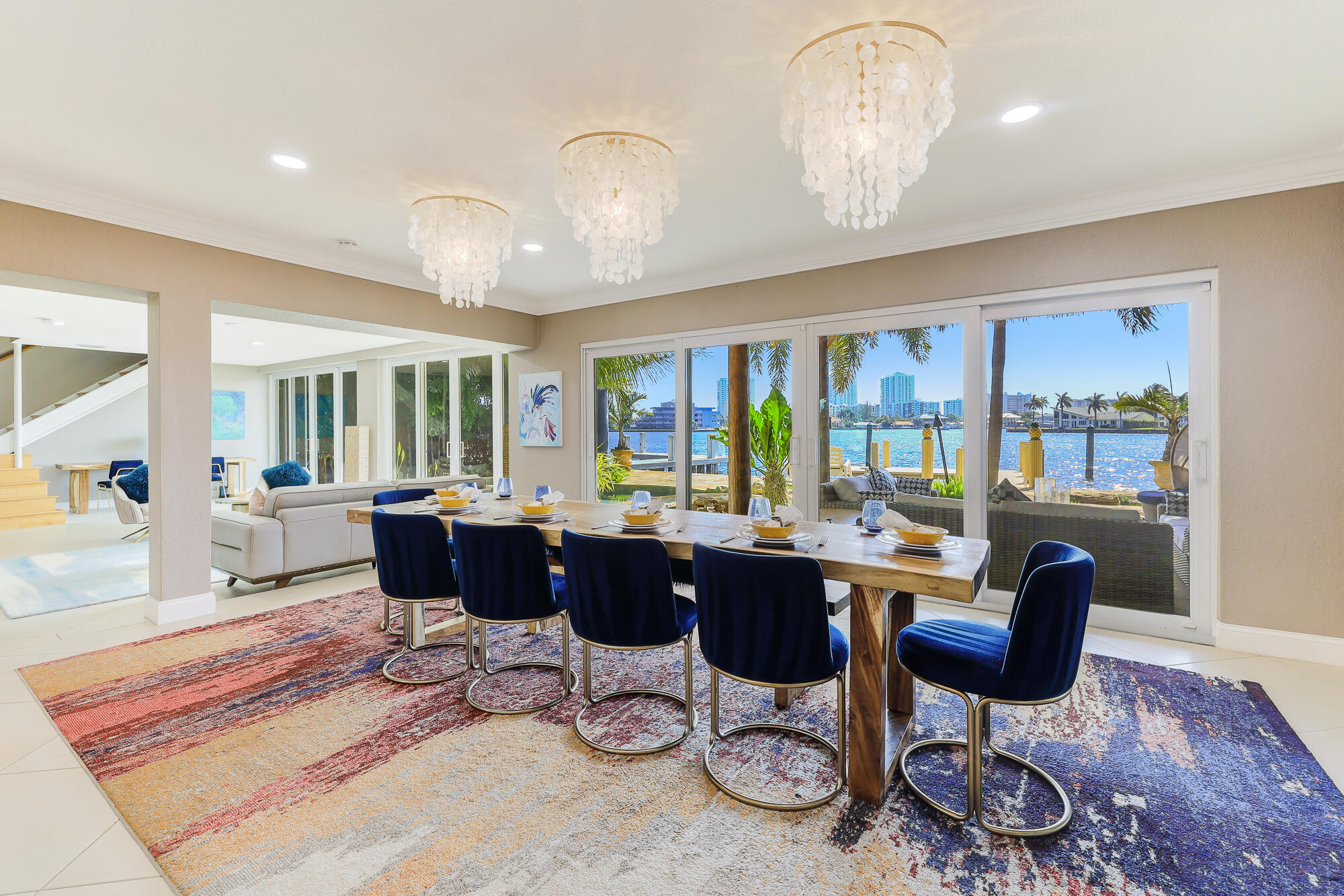 2560 Southeast 7th Drive Pompano Beach, FL 33062 - Photo 14 of 74 a view of a dining room with furniture window and wooden floor