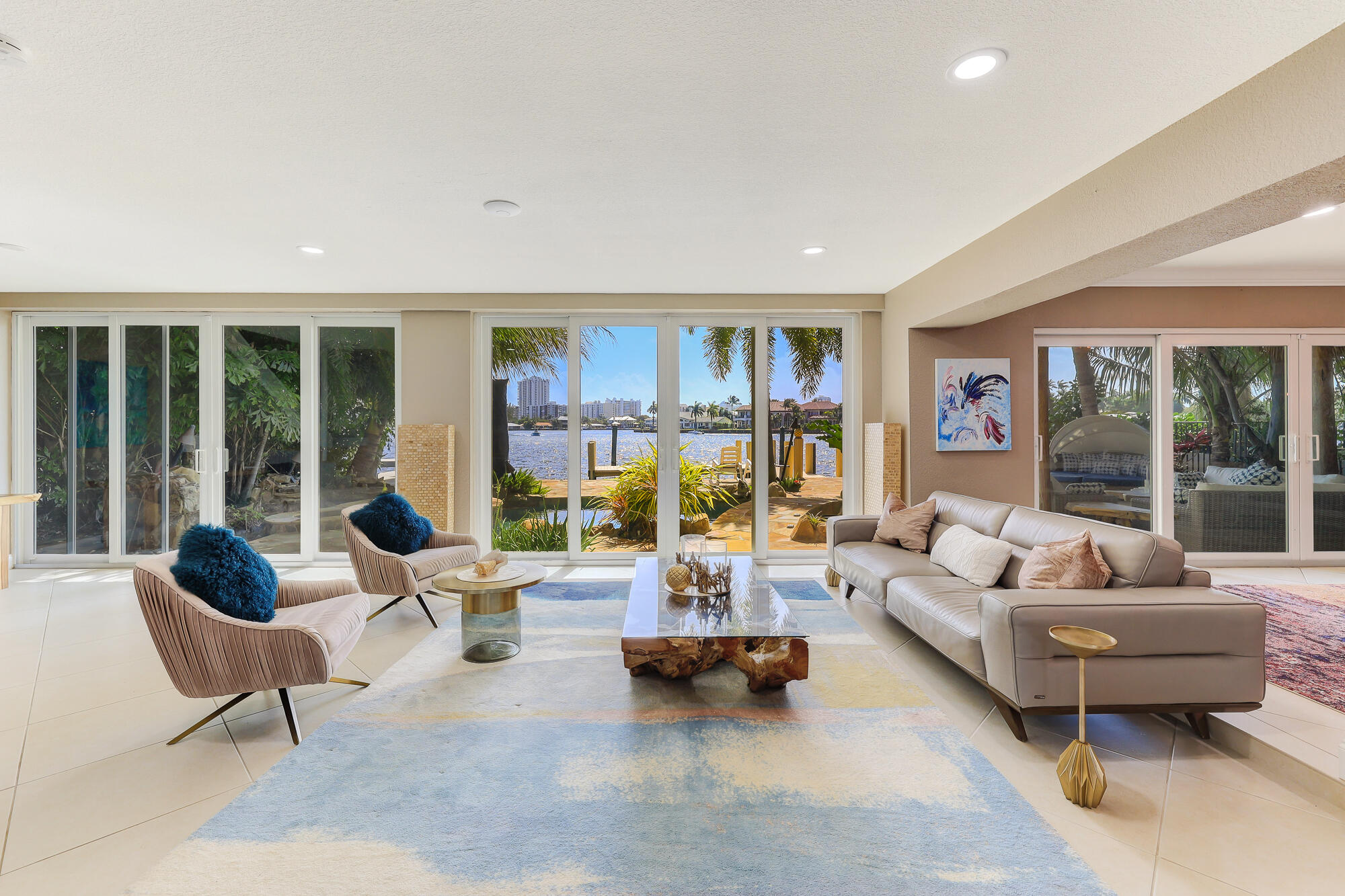 2560 Southeast 7th Drive Pompano Beach, FL 33062 - Photo 8 of 74 a living room with furniture and a large window