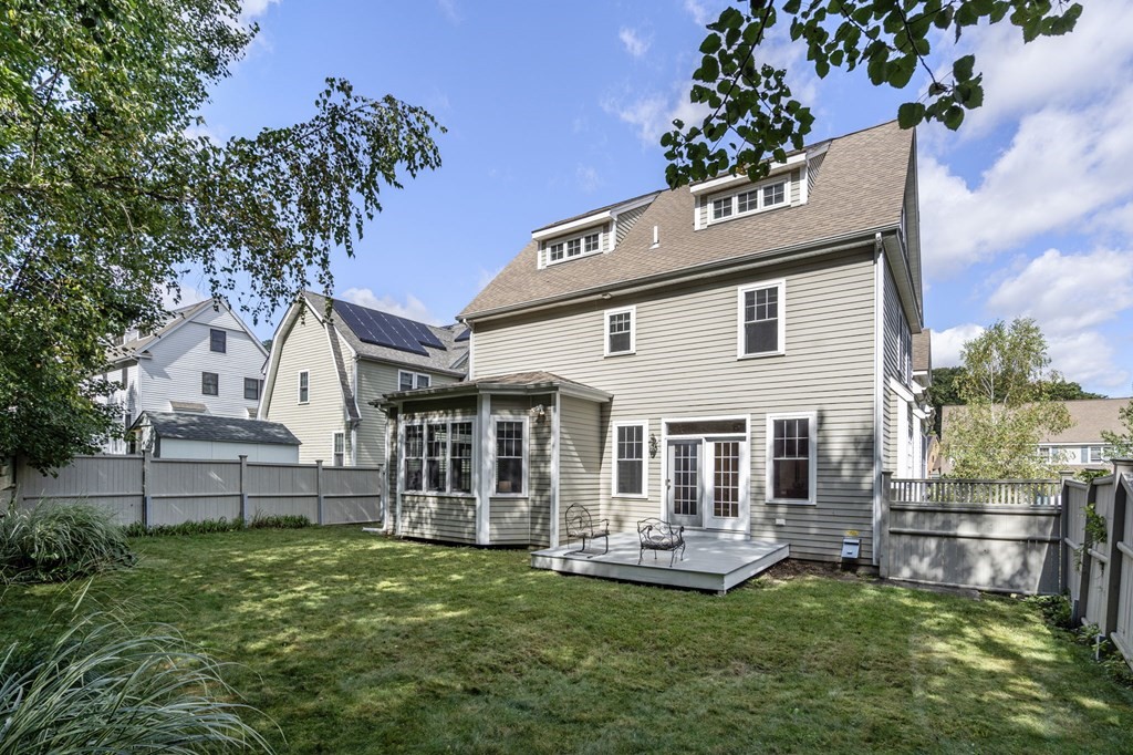 8 Maple Leaf Drive Boston, MA 02136 - Photo 27 of 29 a front view of a house with a garden