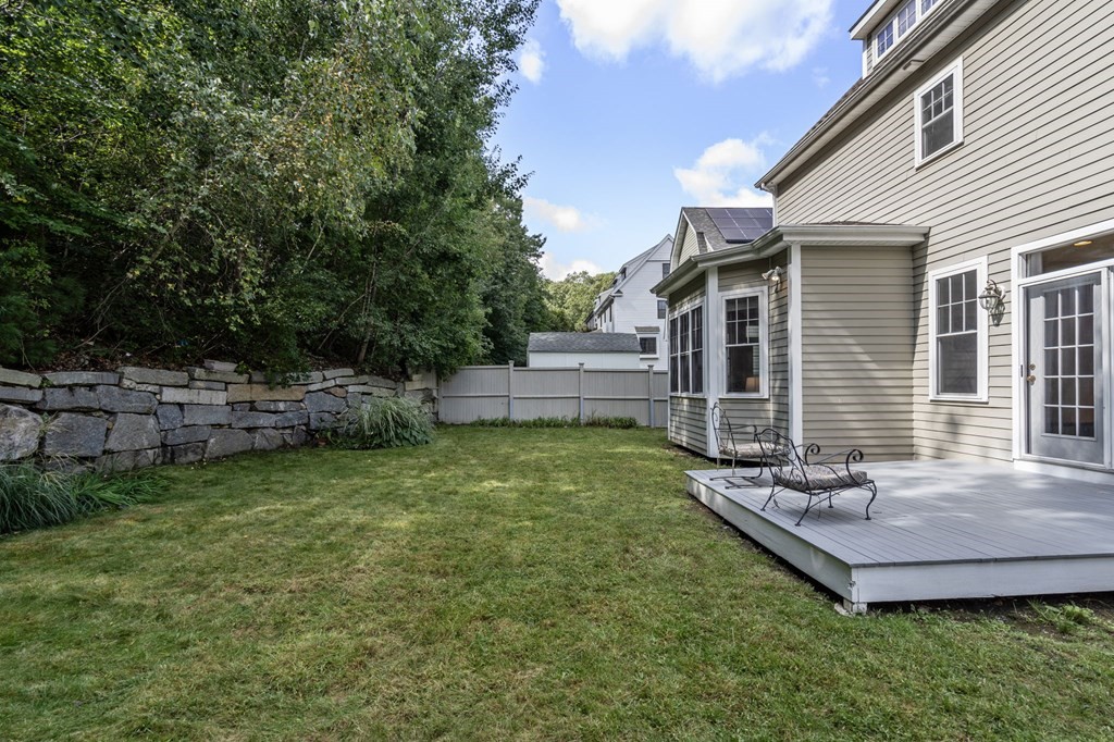 8 Maple Leaf Drive Boston, MA 02136 - Photo 29 of 29 a view of a backyard with plants and a garden