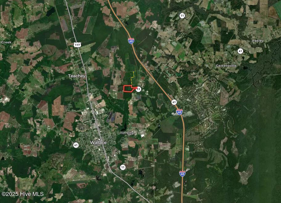 41.5-acres High School Road Teachey, NC 28464 - Photo 27 of 27 Aerial Expanded