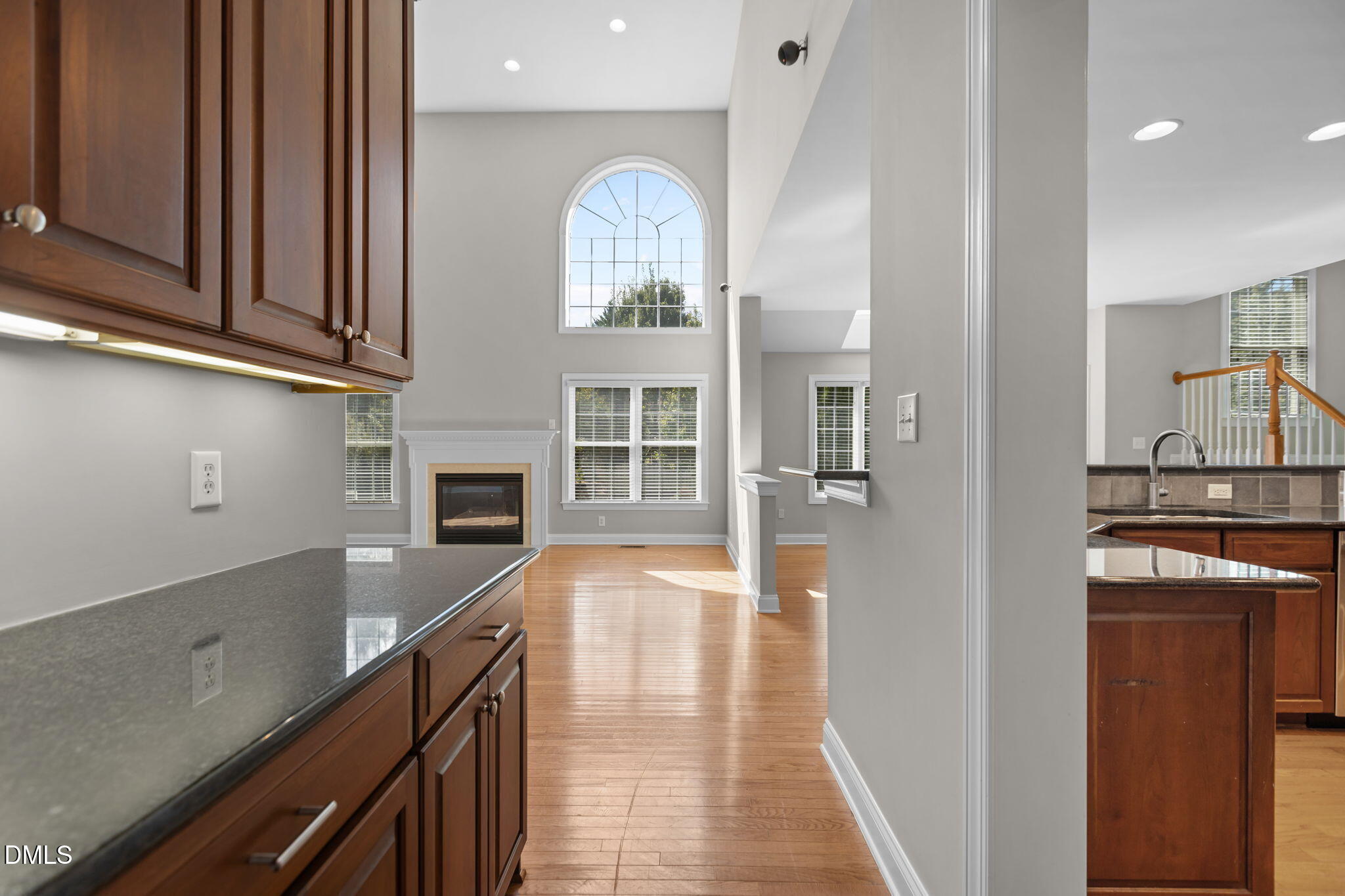 11552 Auldbury Way Raleigh, NC 27617 - Photo 15 of 62 a view of a kitchen with stainless steel appliances granite countertop a refrigerator and a stove top oven
