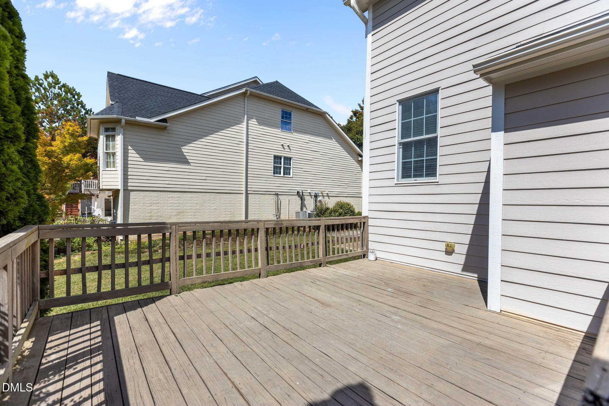 11552 Auldbury Way Raleigh, NC 27617 - Photo 46 of 62 a view of a wooden deck