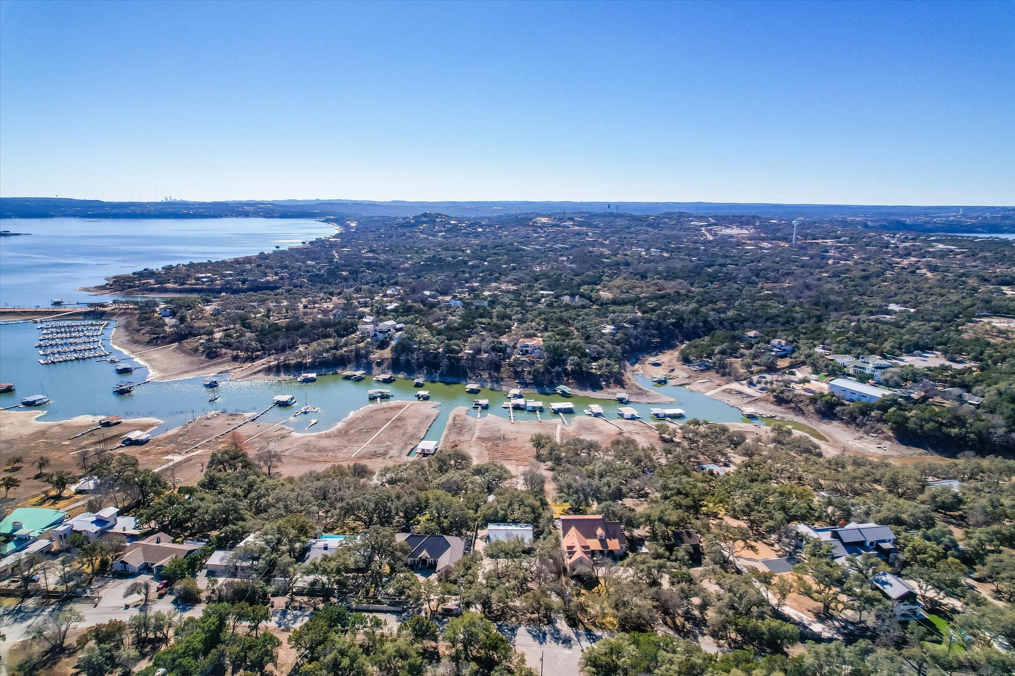 6111 Hudson Bend Road Austin, TX 78734 - Photo 24 of 40 Bird's eye view of a large body of water