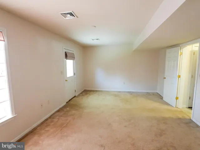 a view of an empty room